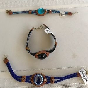 Women's color bracelets different styles
