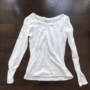 white banana republic long sleeve
