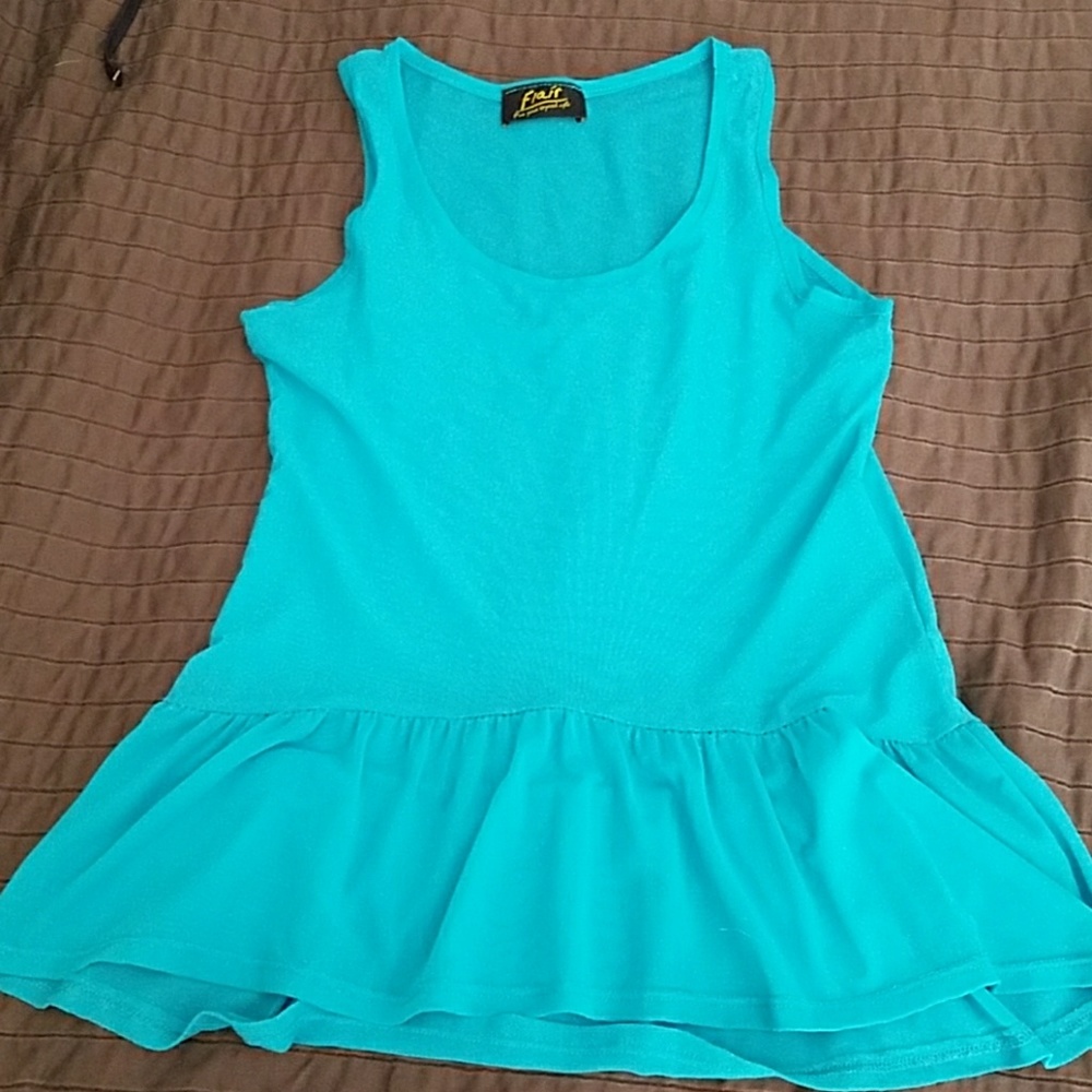 Turquoise tank