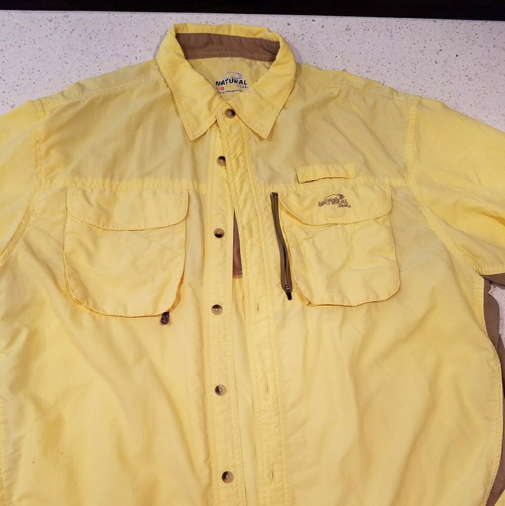 Natural Gear men's Large fly fishing shirt