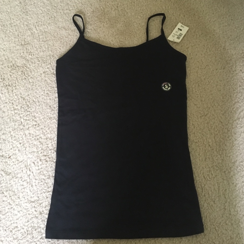 Black tank top