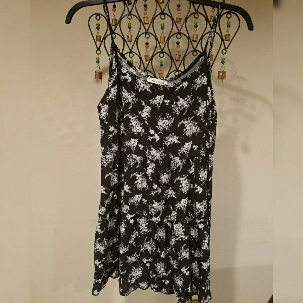 Miss Daisy B&W Floral Print Dress
