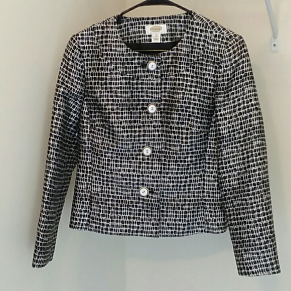 Black and white Talbots jacket - Picture 1 of 2