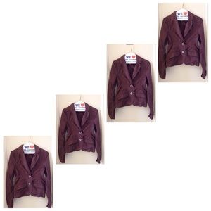 Chocolate brown blazer