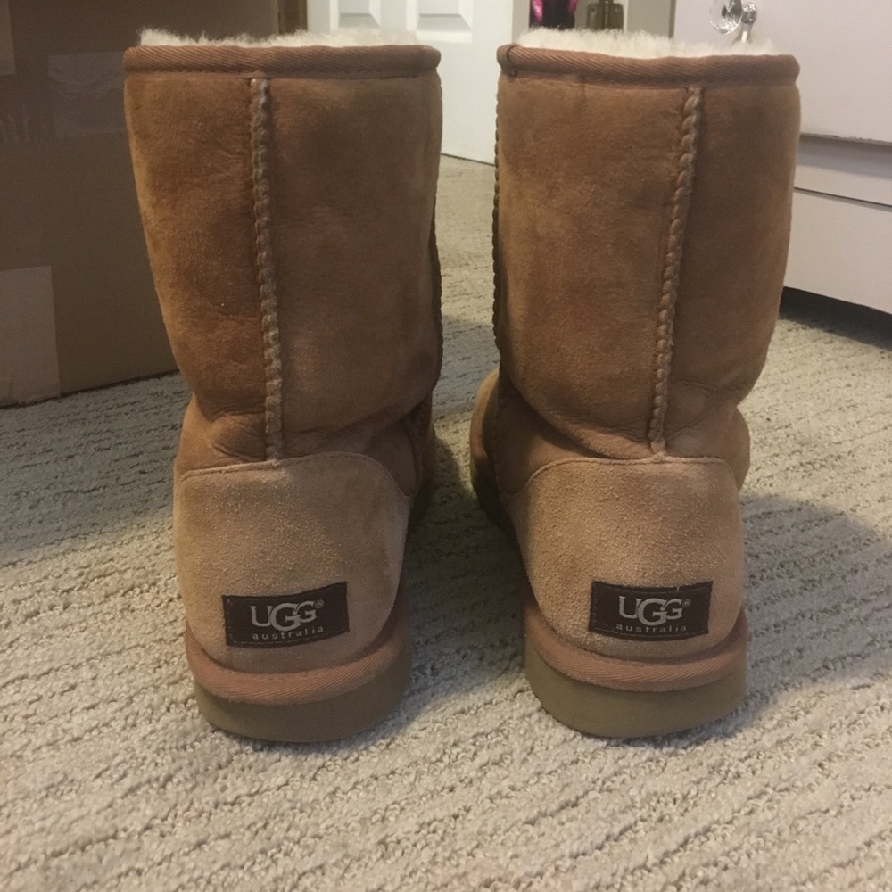 Short UGG boots.