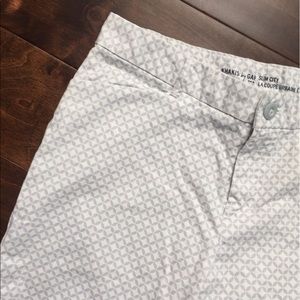Printed Cropped Khakis by the Gap