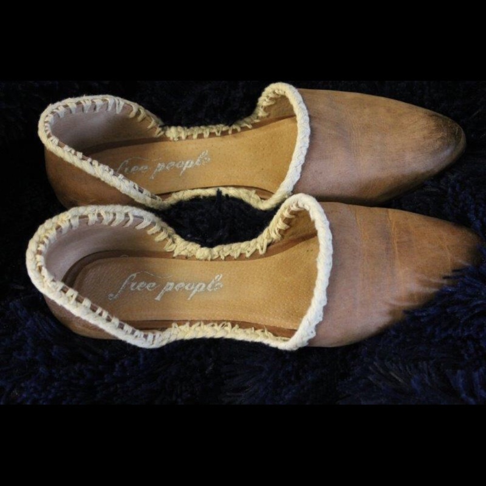 Like new Free People Lisbon D'orsay flats Sz 38/7