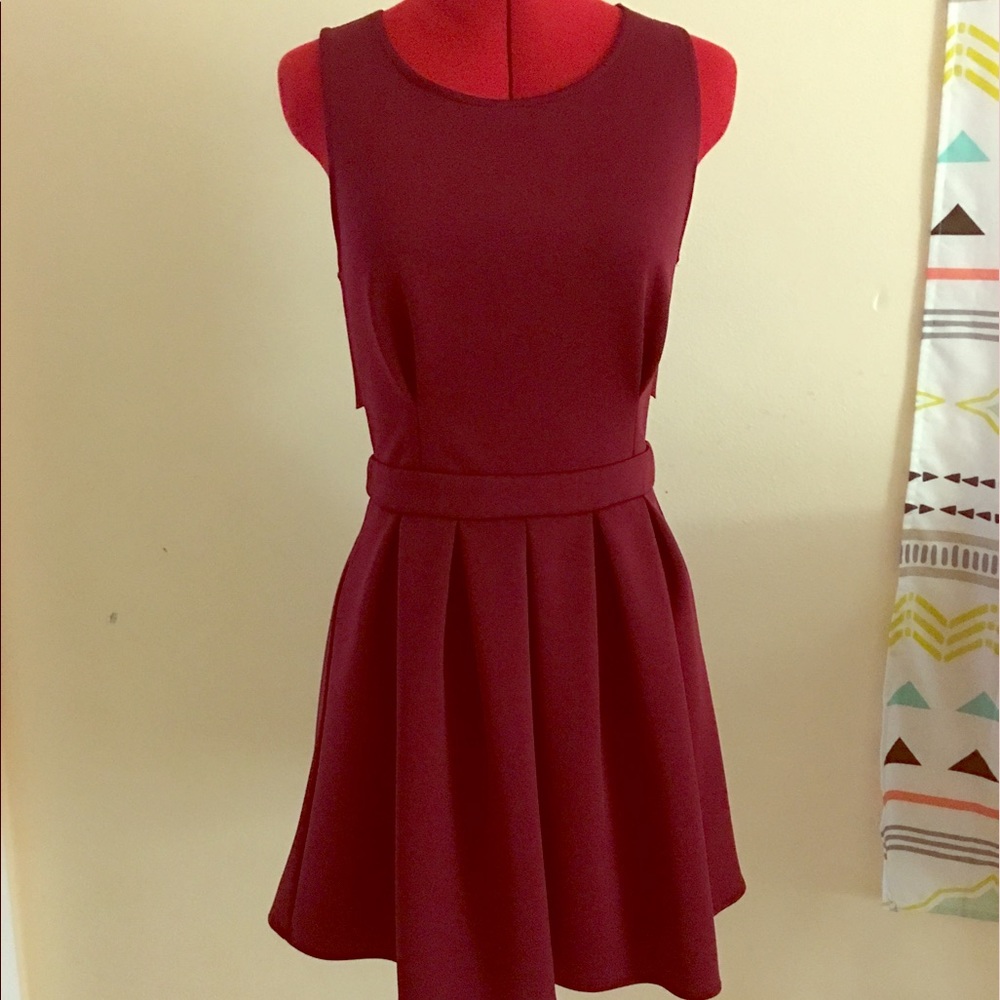 Scallop Skater Dress