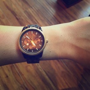Michael Kors Tortoise Watch