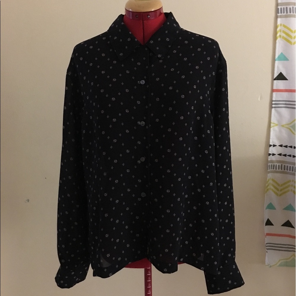 Jones New York Button Down Blouse