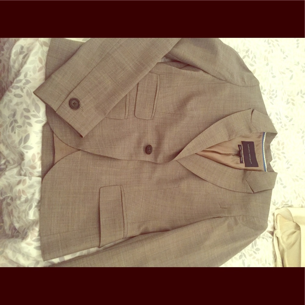 Banana Republic grey/taupe blazer size 0