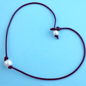 Boho Pearl necklace!