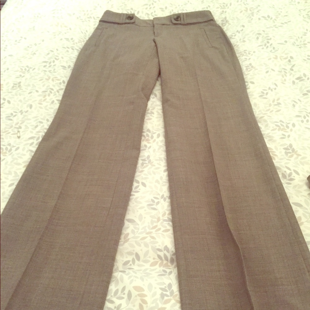 Banana Republic grey/taupe suit pants size 2 long