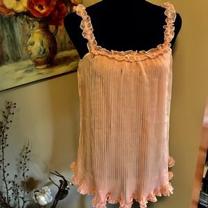 Victoria's Secret Babydoll Lingerie sz M Peach