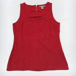 Banana Republic Red Bow Top