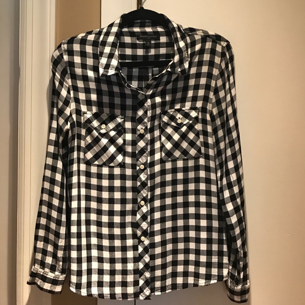 Banana Republic Flannel Button up