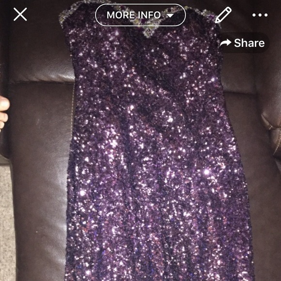 Plum mermaid formal gown - Picture 1 of 1