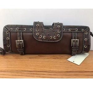 New Women's Clutch/Shoulder Bag Italian Leather
