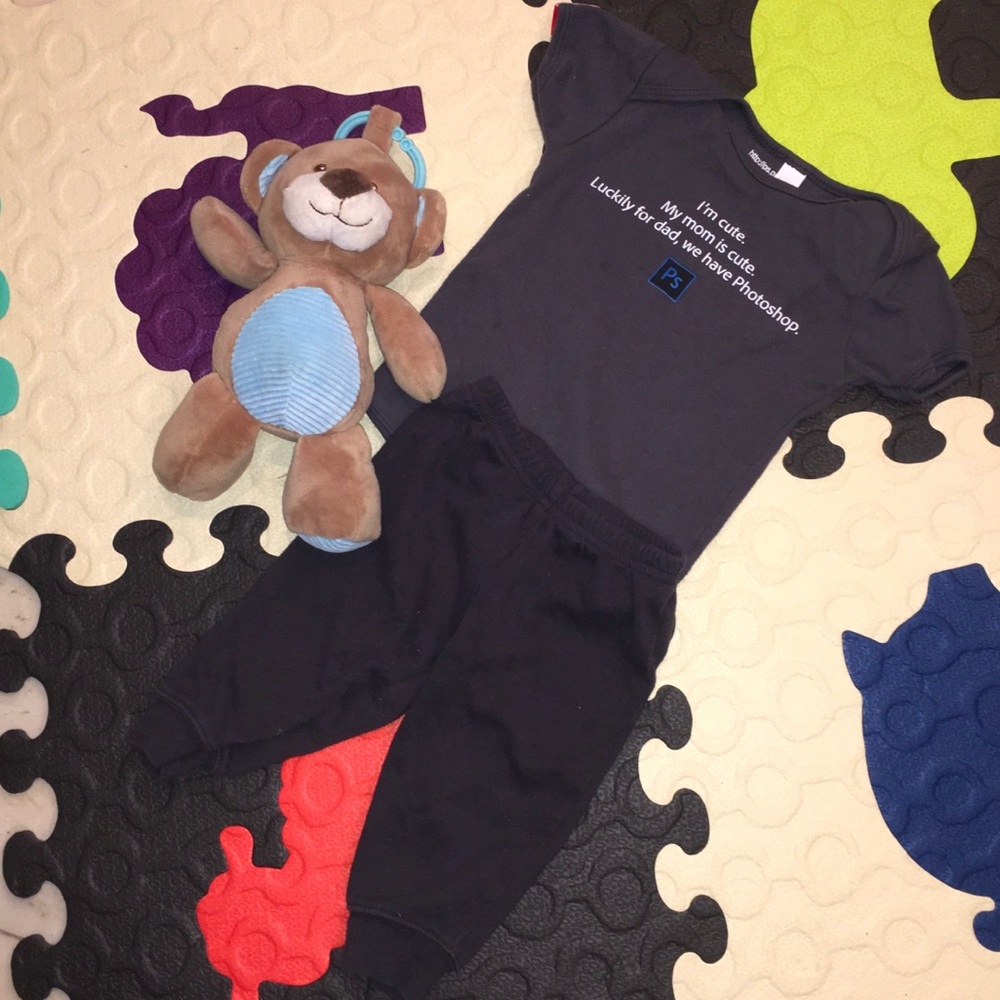 American Apparel Cheeky Baby Onesie 12mos