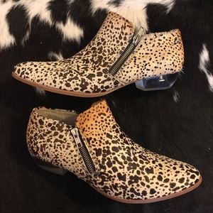 Matisse Leopard Cowhair Shootie