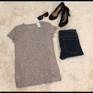 LOFT Ann Taylor Shirt Pink Gray Black Size Small