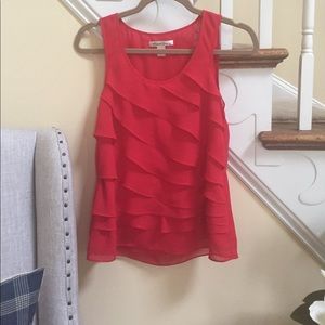 🌺 Strawberry red layered top