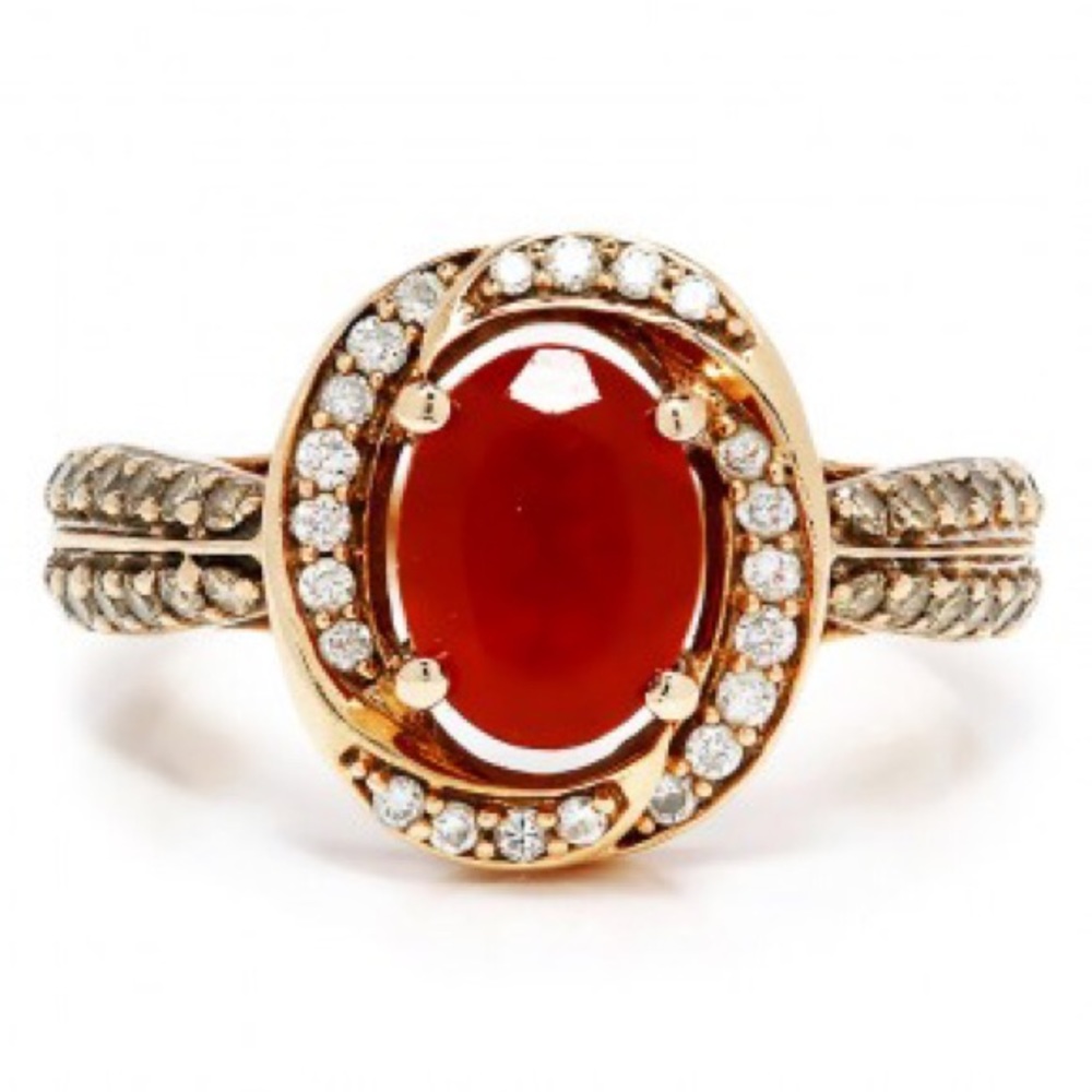 Le vian Fire opal ring