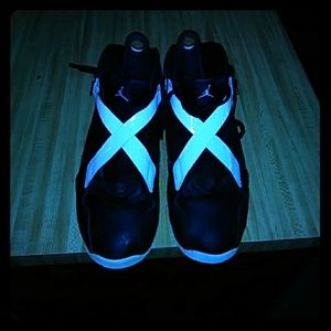 Nike Air Jordans 8.0 charcoal greys