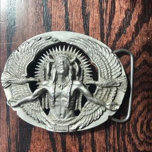 Native belt buckle