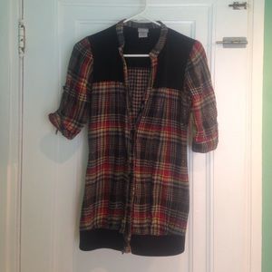 Dressy Plaid Button Down