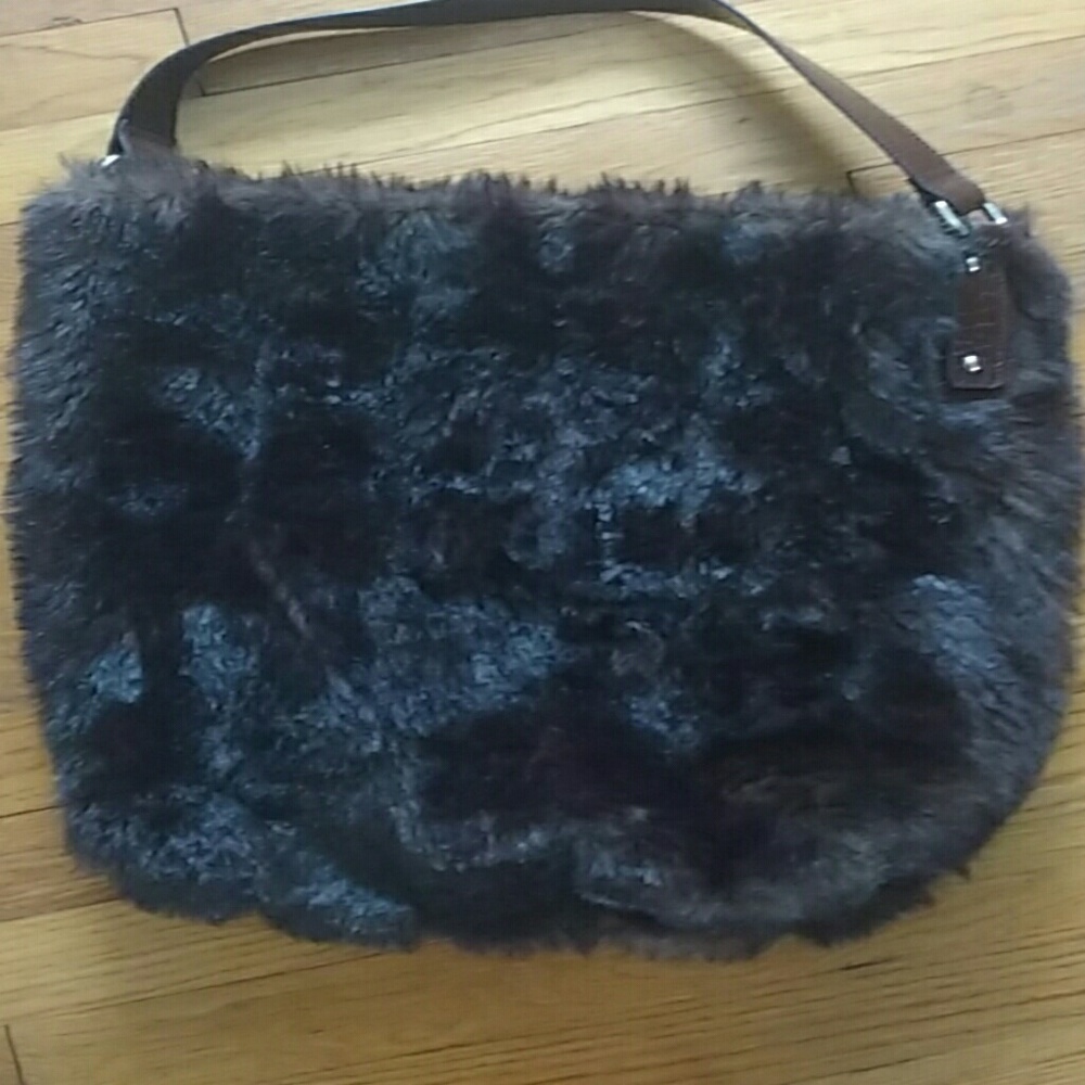 Fake fur pocketbook