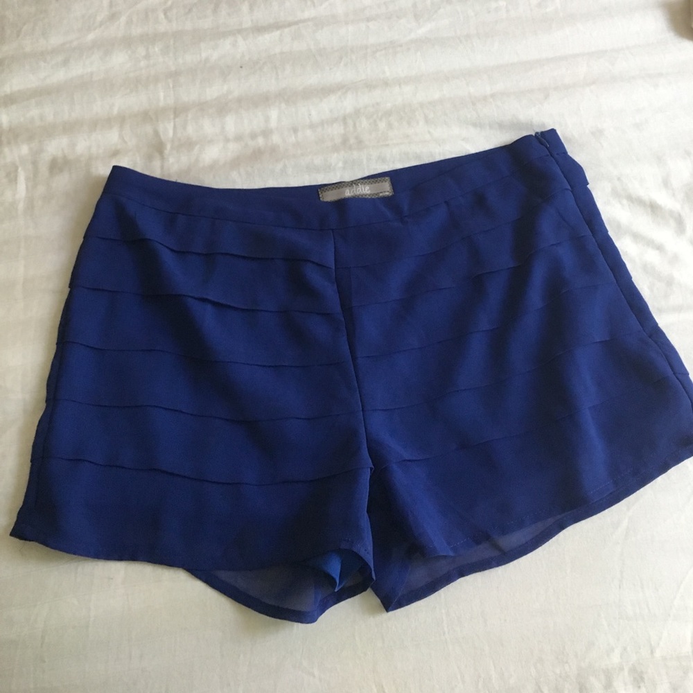 Royal blue boutique shorts
