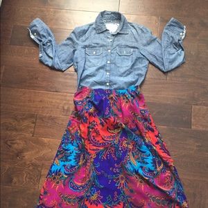 Aeropostale Chambray Top - small