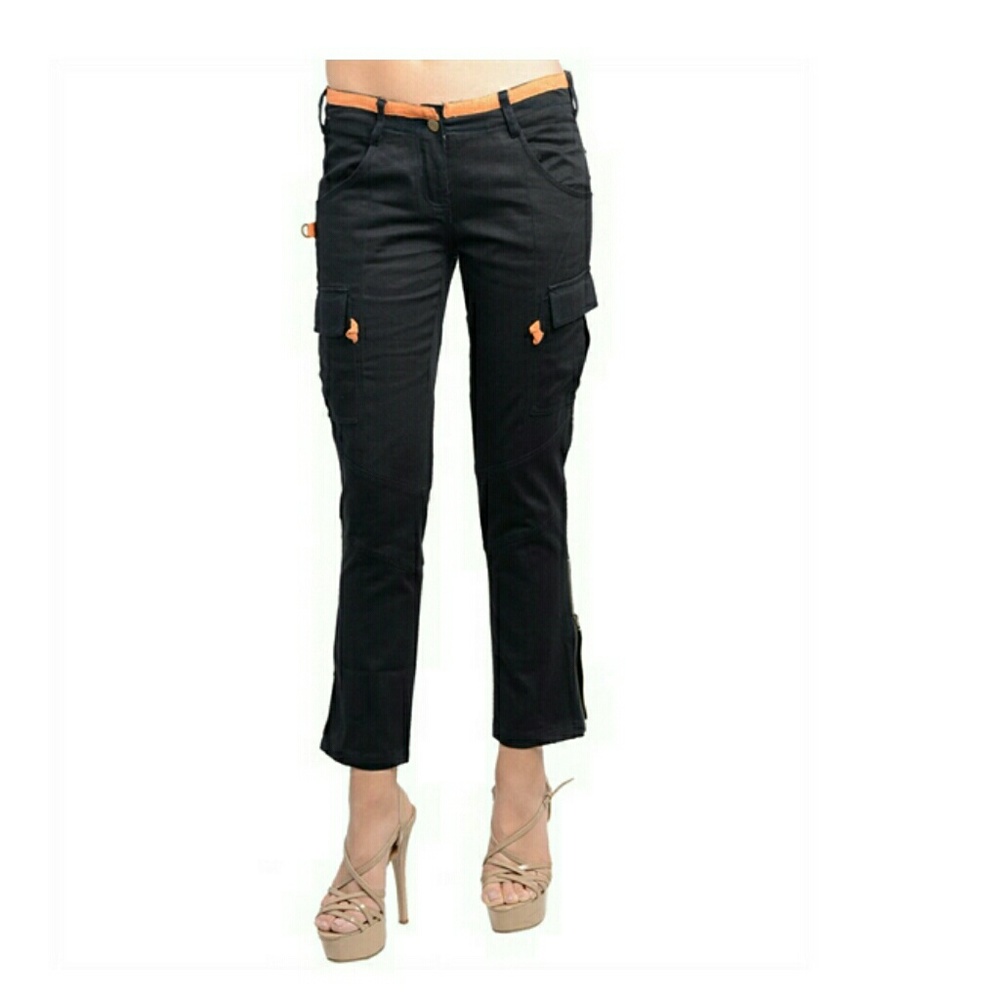 Navy Capri Pants