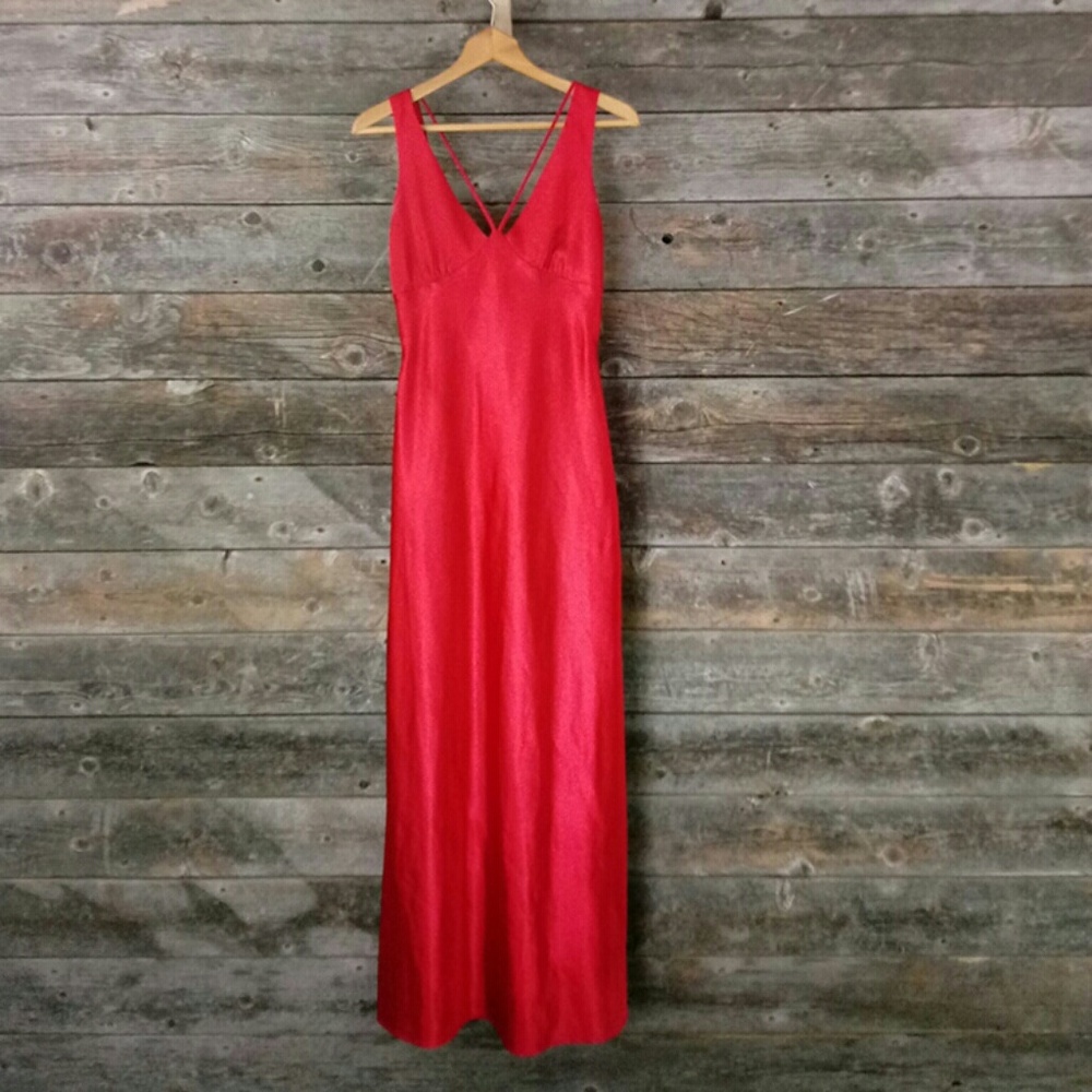 Debut Dress silky long dress size Medium