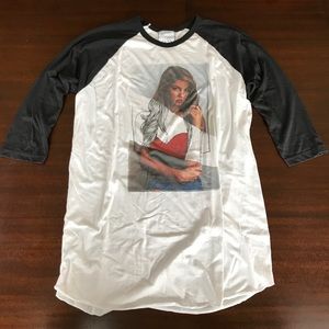 Kid Dangerous graphic baseball tee