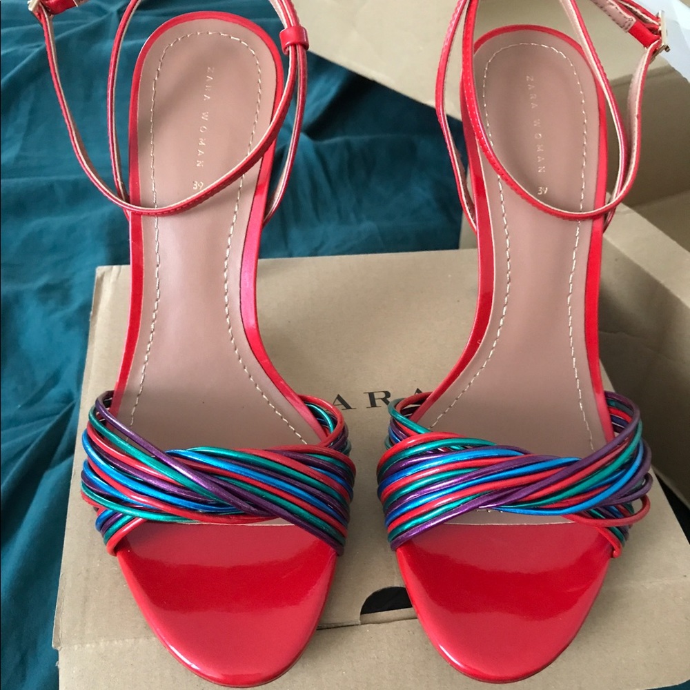 Zara Multicolored Sandals