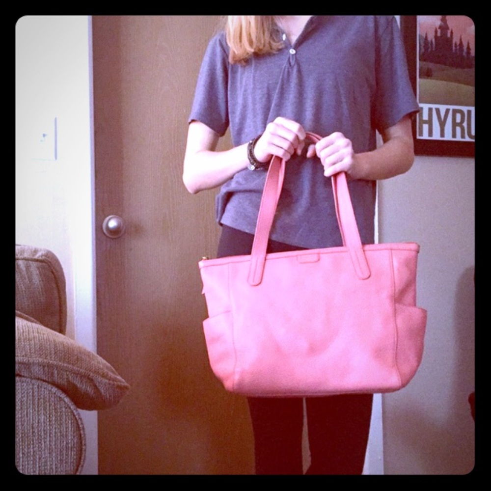 Fossil Pink Mimi Shopper