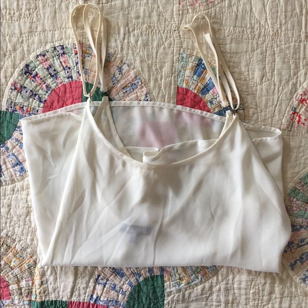 Boxy cut, polyester camisole, like new condition