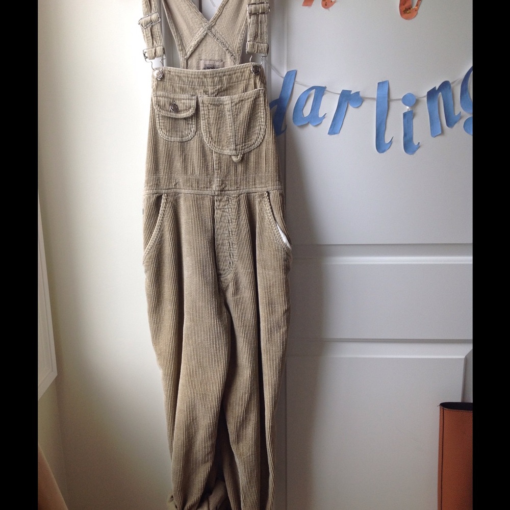 Vintage Corduroy Overalls