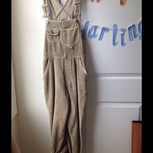 Vintage Corduroy Overalls