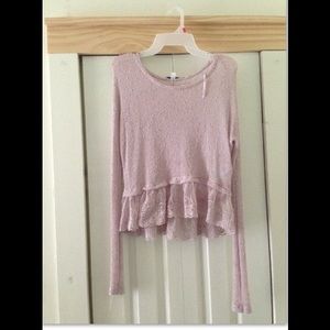 American Eagle Outfitters Peplum Top