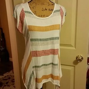 Beautiful soft and flowy multi-colored tunic