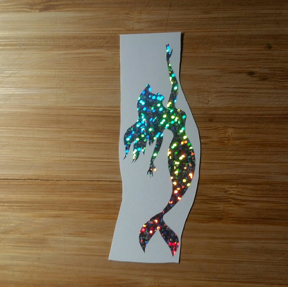 3.5" Holographic Swimming Mermaid