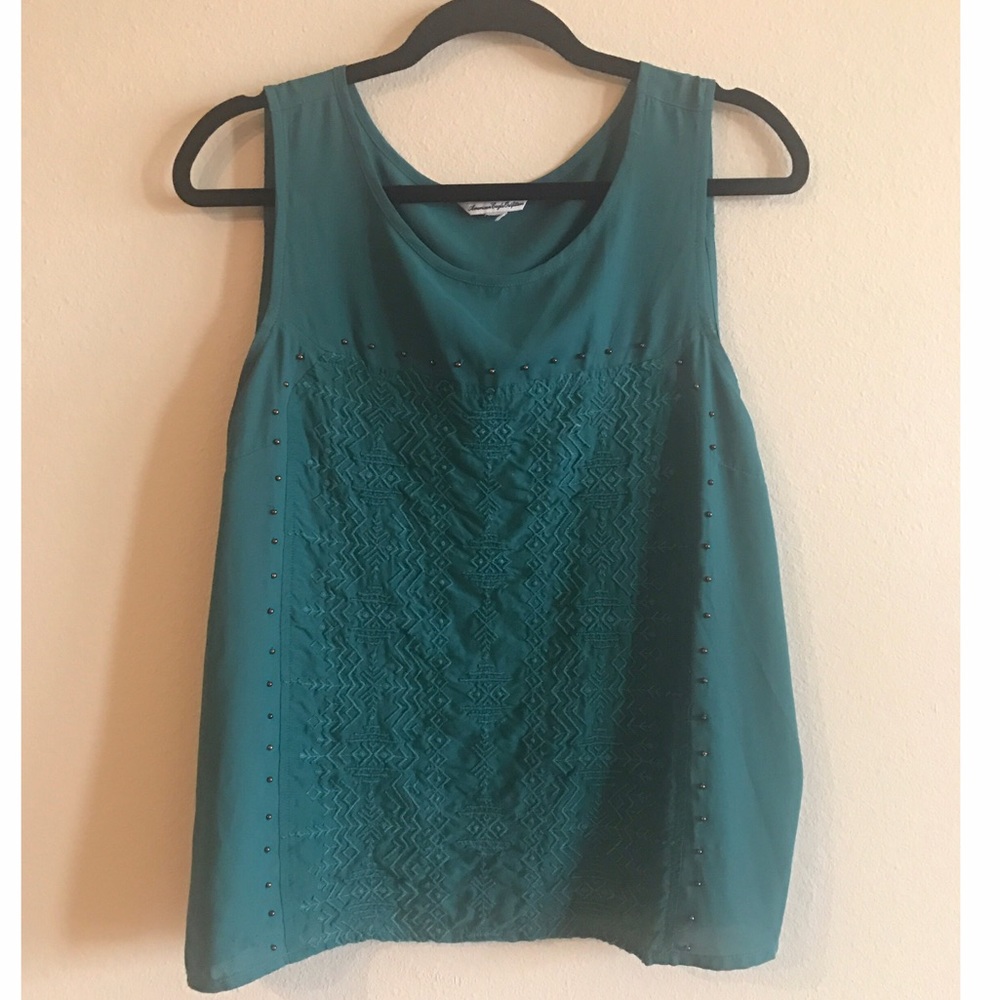 AEO Green Tank Top