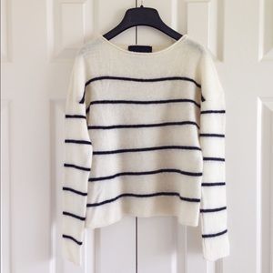 Striped cashmere sweater