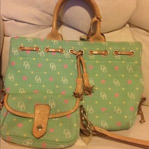 Dooney & Bourke Satchel/cross body & wristlet