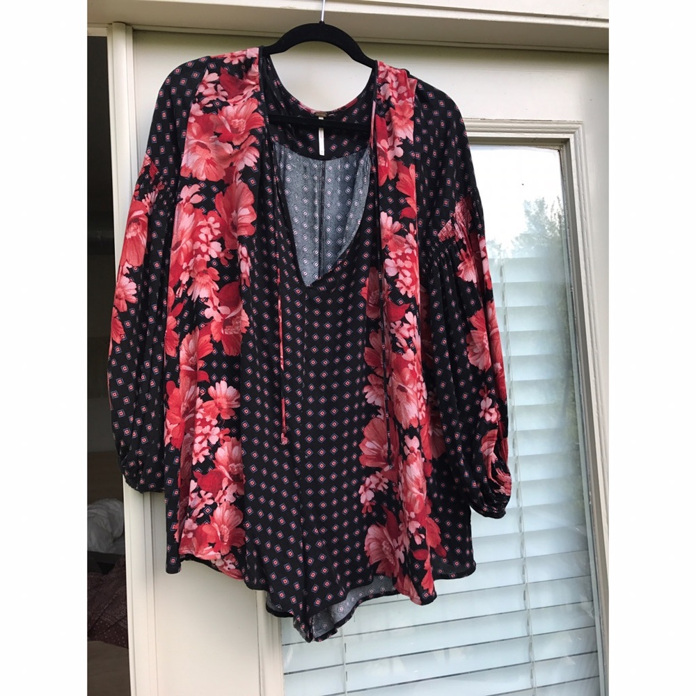Free People Floral Romper