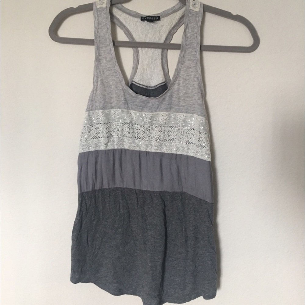 Grey tank top