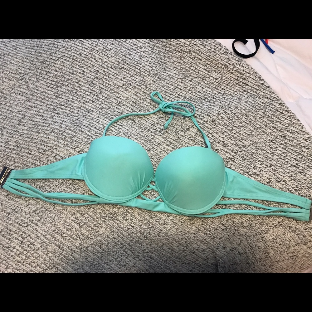 Light blue bikini top